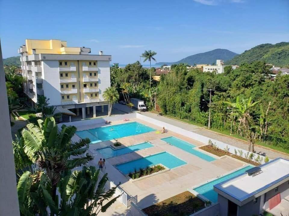 Varanda Gourmet, 05 Piscinas, Elevador E Wi-fi No Passaredo Apartamento Ubatuba